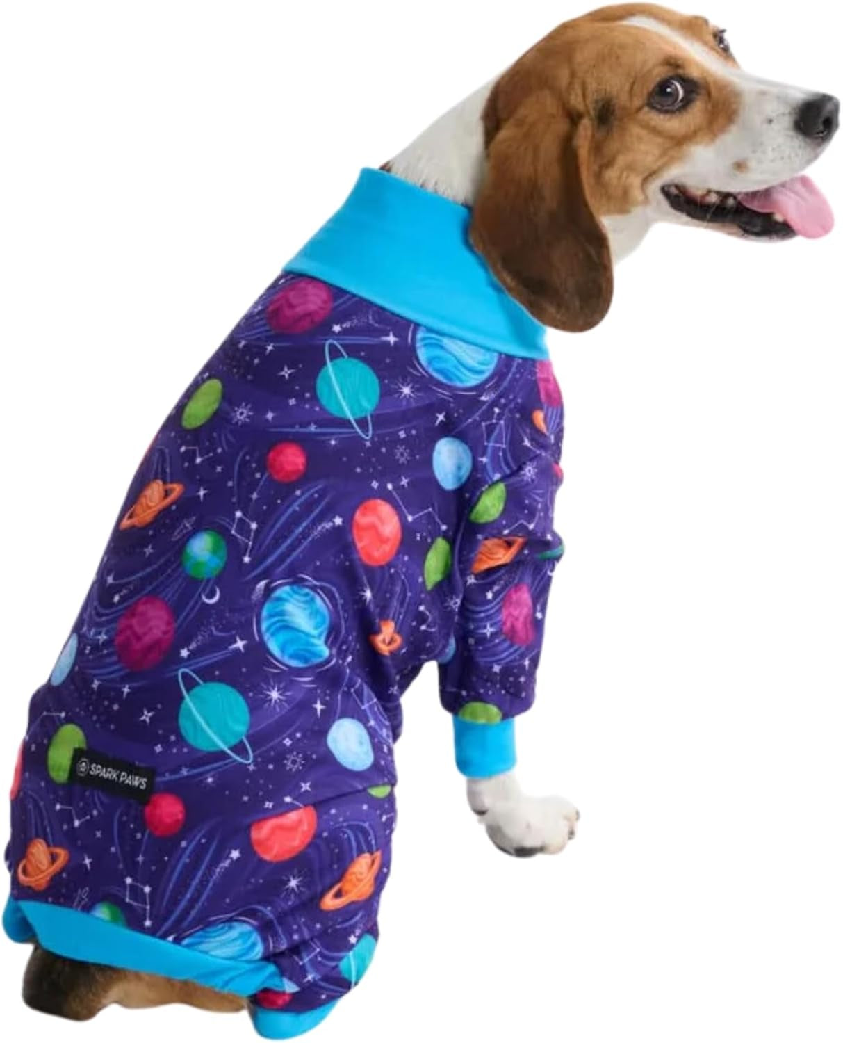 Dog Christmas Pajama, Dog Recovery Suit Male, Onesie, Ultra-Soft and 4-Way Stretch, for Small Medium and Large Breeds - Green and Red Plaid - M